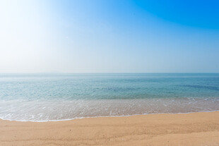 阳光沙滩海景图