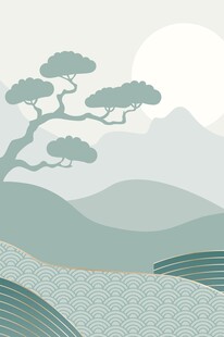国风山水挂画