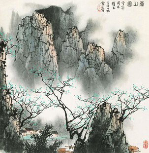 水墨山水间的清幽景致