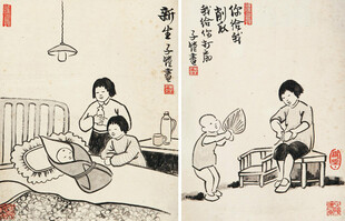 古代育儿场景图