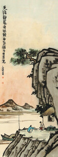 水墨山水风景图