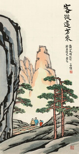 山水国画中的悠然景致