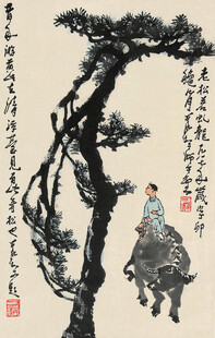 松下骑牛图