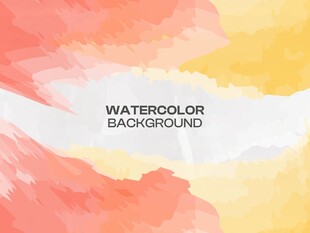 暖调水彩背景