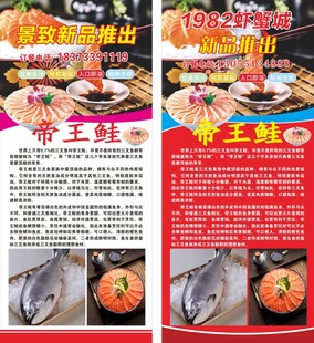 帝王鲑展架