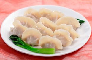 一盘美味饺子