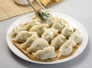 一盘美味饺子