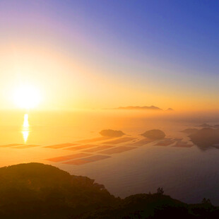 海上日出壮丽美景