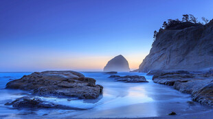 海边黄昏美景