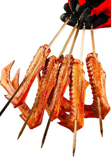 美味烤蟹钳串 烤鹅翅