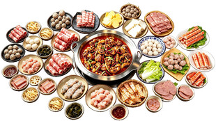 多样烤肉食材大集合