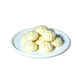 一盘美味的包子