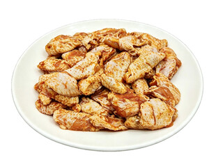 美味腌制鸡肉块