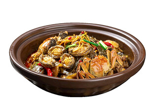 美味海鲜煲