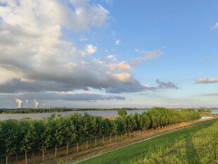 田园河畔美景