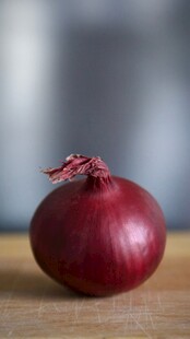 红洋葱静物特写