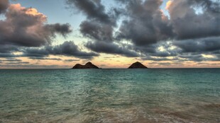 海上日落美景