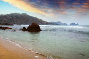 海边黄昏美景