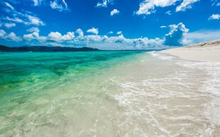美丽海滨沙滩风光
