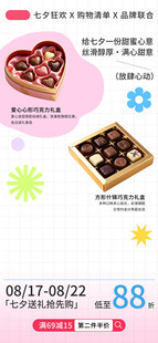 美味巧克力礼盒优惠促销