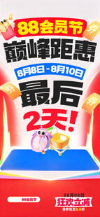 年终钜惠最后2天促销海报