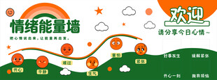 情绪能量墙校园文化墙