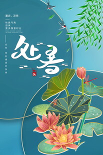 处暑时节荷花绽放美景