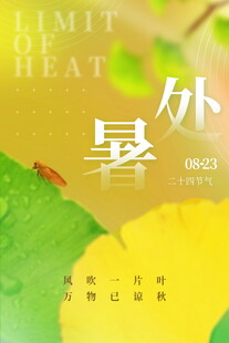 处暑时节绿意与暑意交织