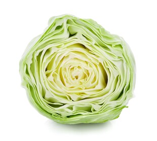 新鲜圆白菜