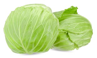 新鲜圆白菜