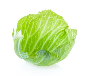 新鲜圆白菜