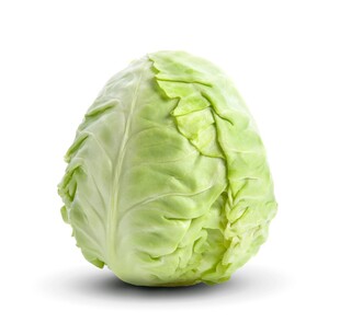 新鲜圆白菜