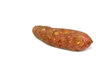 单个红薯特写
