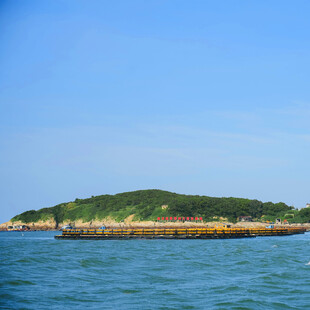 海上绿岛风光