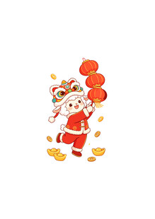 2027年羊年新年卡通元素