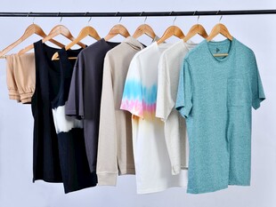 多样款式挂式服装展示