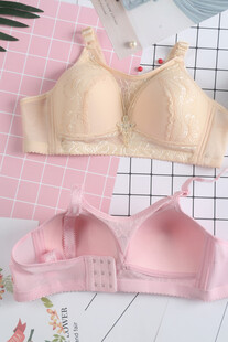 两款粉色女士内衣展示