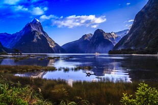 壮丽山水湖景风光