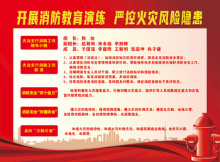 消防演练标语与安全提示