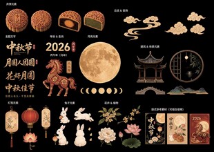 中秋设计素材