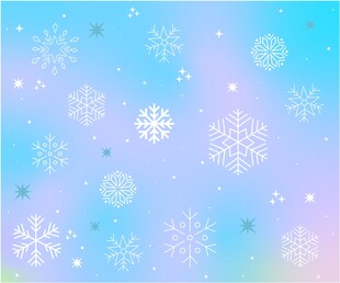 渐变雪花背景