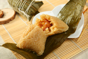 美味传统粽子特写