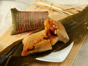 美味传统粽子特写