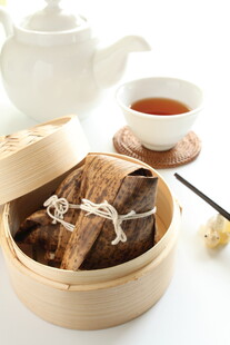 竹制蒸笼中的美味点心