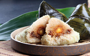 美味传统粽子馅料丰富