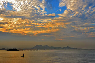 海边日出美景