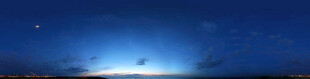 夜空下的微光景象
