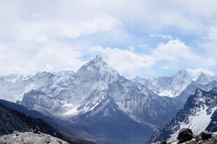 壮丽雪山美景