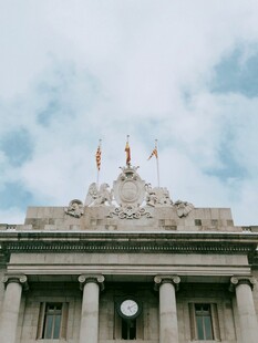 古典建筑顶部景观