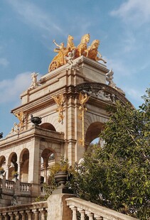 巴塞罗那华丽建筑景观